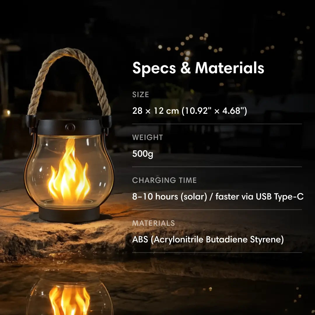 Myboos™ Solar Lantern Outdoor Lights